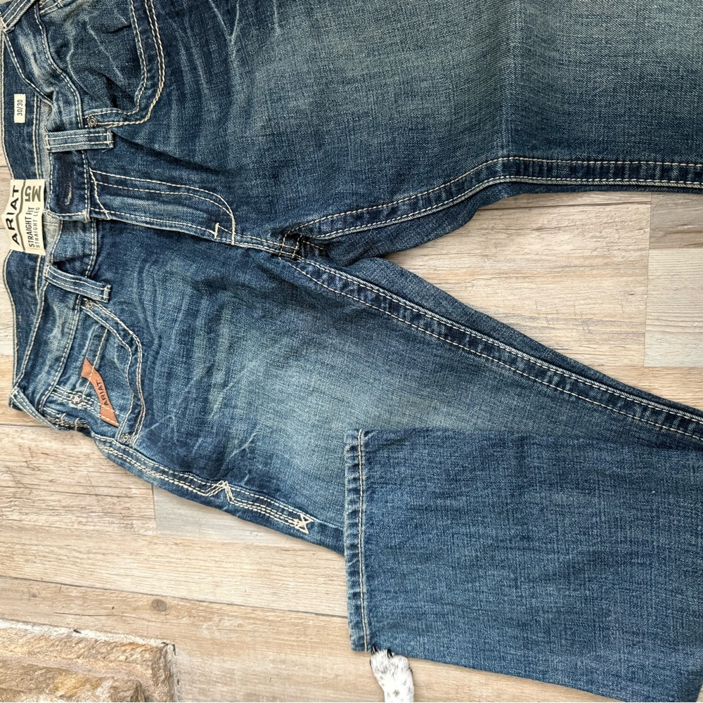 Ariat Men's Relaxed Fit Blue Jeans